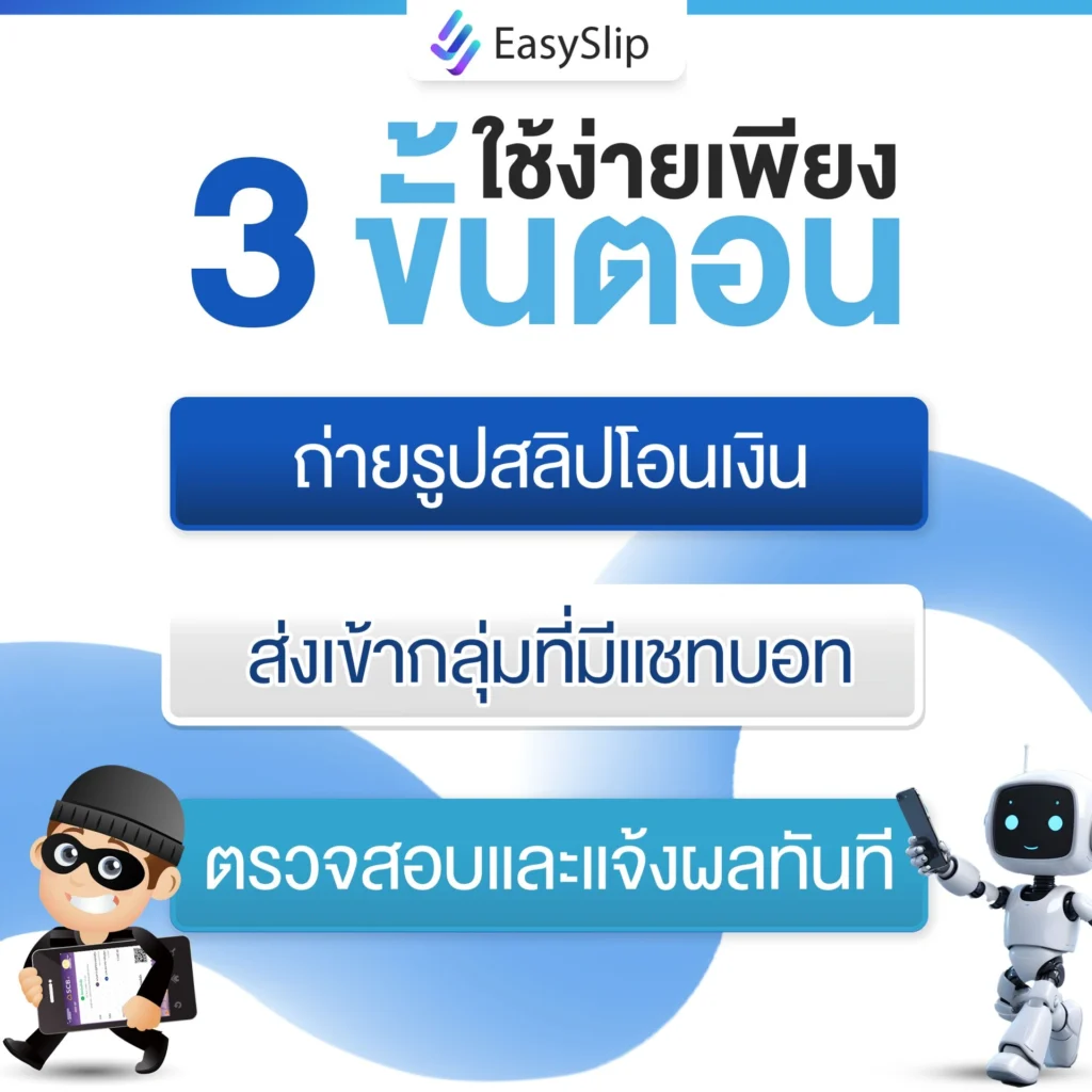 วิธีตรวจสลิปปลอม