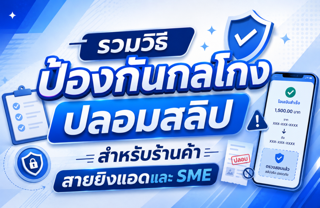 รวมวิธีป้องกันกลโกง ปลอมสลิป สำหรับร้านค้าสายยิงแอดและ SME