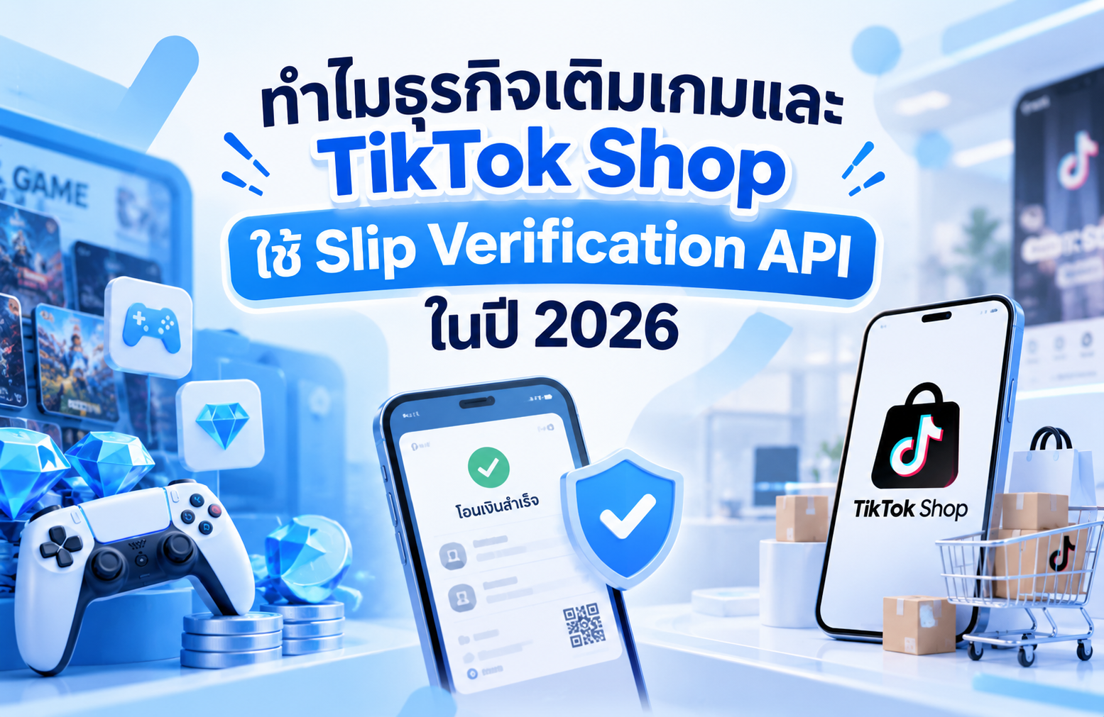 ทำไมธุรกิจเติมเกมและ TikTok Shop หันมาใช้ Slip Verification API มากขึ้นในปี 2026