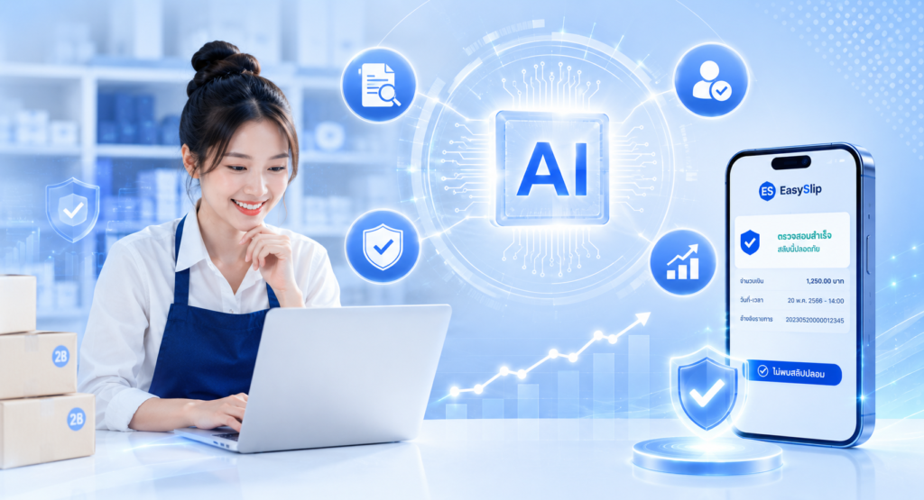 ทำไมร้านค้าในปี 2026 ถึงเริ่มใช้ AI ตรวจจับสลิปปลอม?
