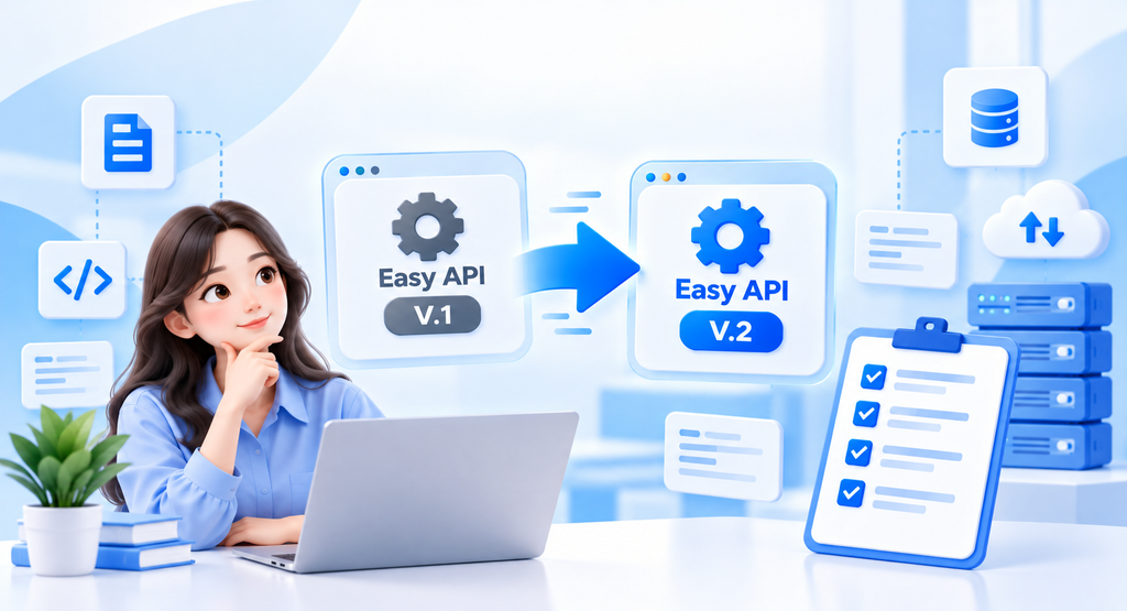 Easy API V.1 กับ V.2 ควรเช็กอะไรบ้างก่อน Migration?