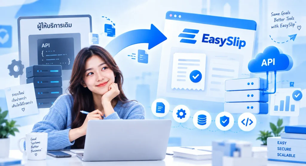 ย้ายระบบ API เช็กสลิปมา EasySlip ต้องเตรียมอะไรบ้าง?