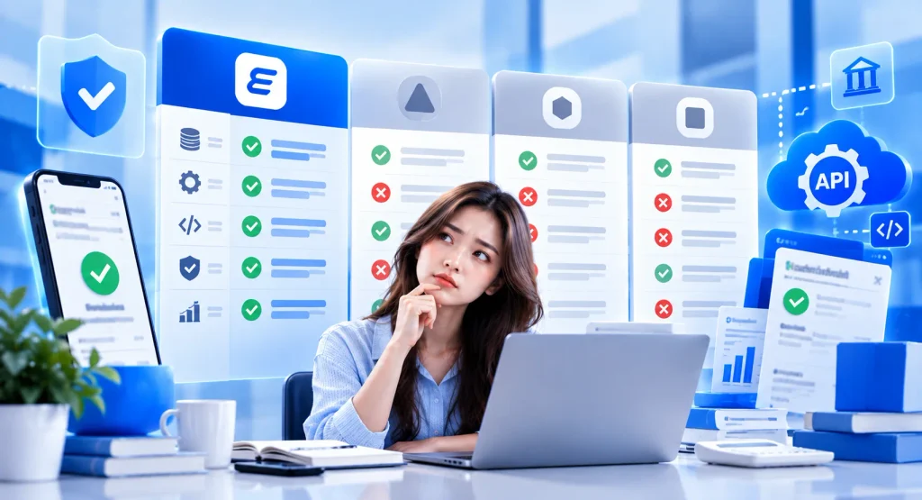 EasySlip ต่างจากผู้ให้บริการเจ้าอื่นตรงไหน เปรียบเทียบทีละหัวข้อแบบไม่อวย 