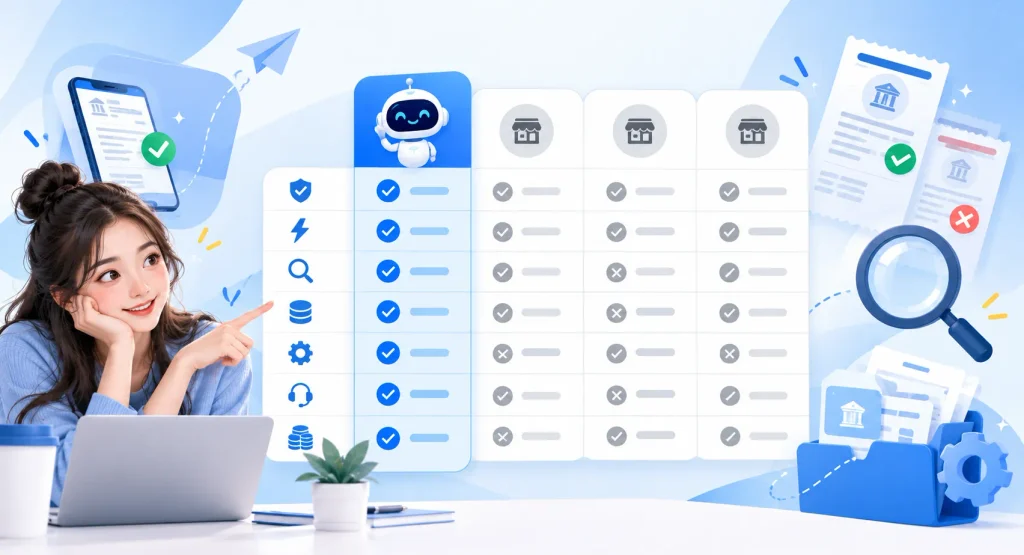 EasySlip เปรียบเทียบกับเจ้าอื่น ต้องดูอะไรบ้าง?